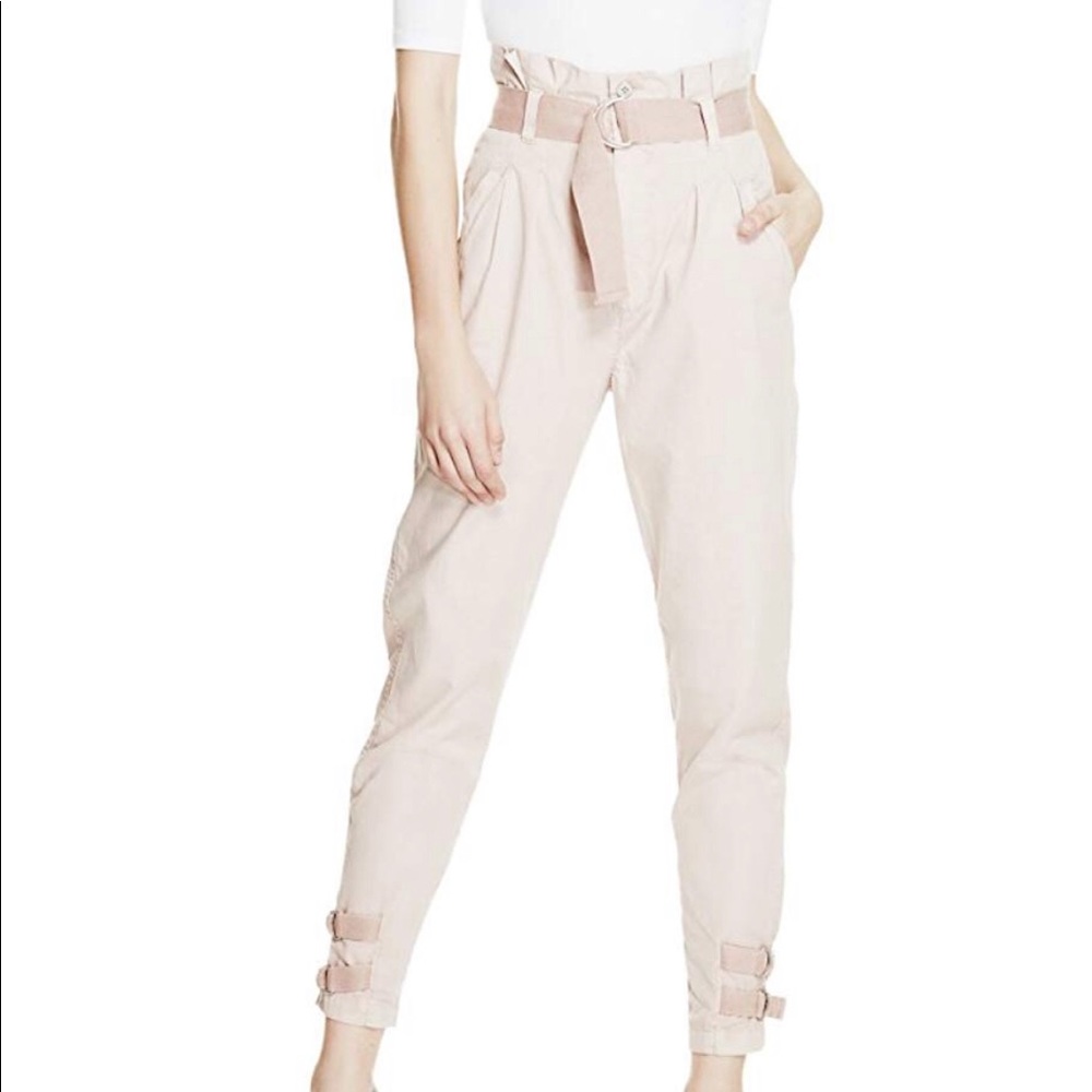 Guess paperbag peg leg pant